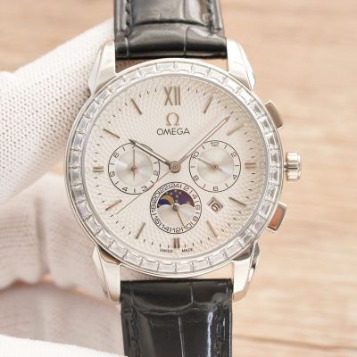 Omega 316L Steel 42MM Waterproof to 50M 9100 Movement Men Replica Watch